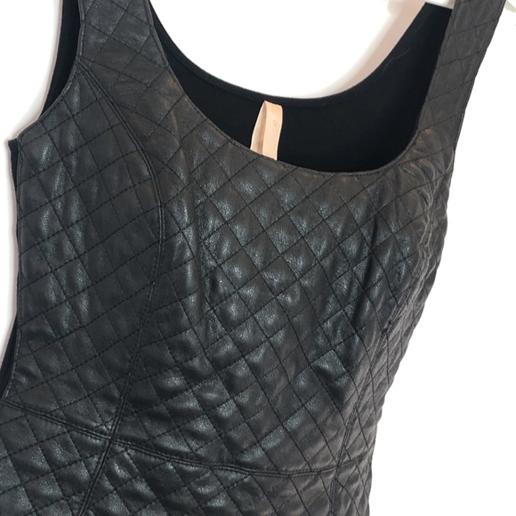 Bailey44 black tank with faux leather size small - Picture 5 of 13